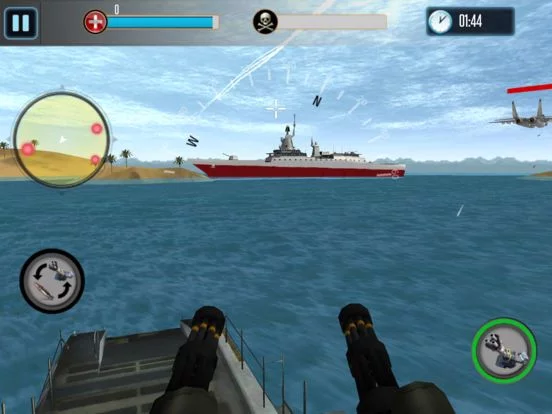 Изображение игры: Navy Gunship Gunner 2017