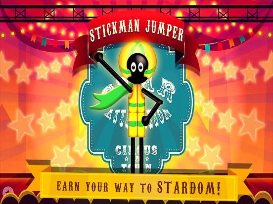 Изображение игры: Stickman Rope Jumper Hero