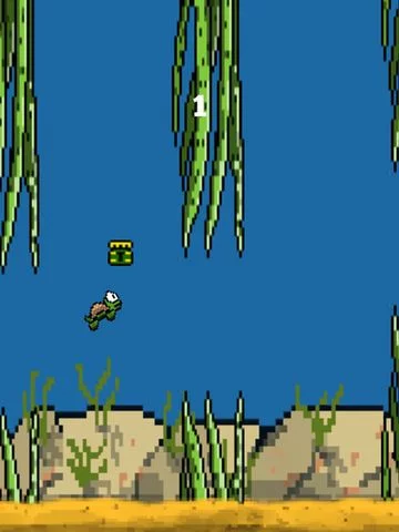 Изображение игры: Turtle Swim: Insane Flapping