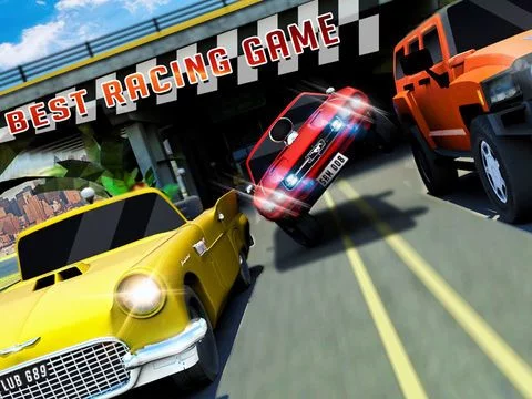 Изображение игры: High Speed Car racing