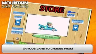 Изображение игры: Mountain Car Racing - Control your automobile vehicle through the tough trails.