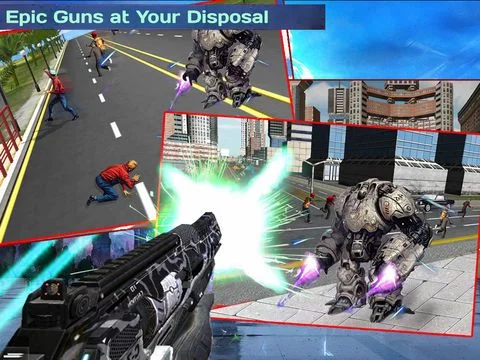 Изображение игры: Robot Terminator Uprise