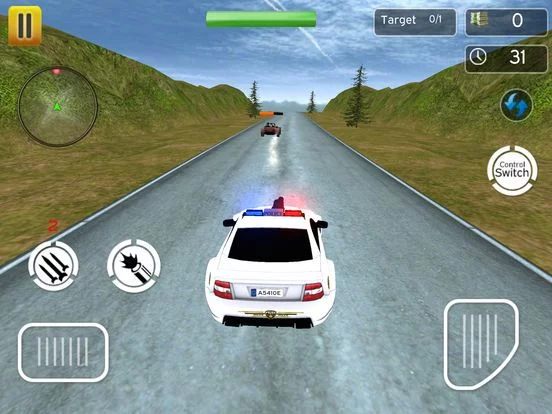 Изображение игры: Police Shooting Car Chase