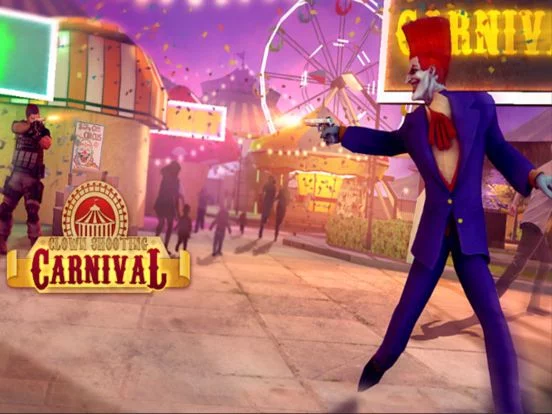 Изображение игры: Clown Shooting in Carnival