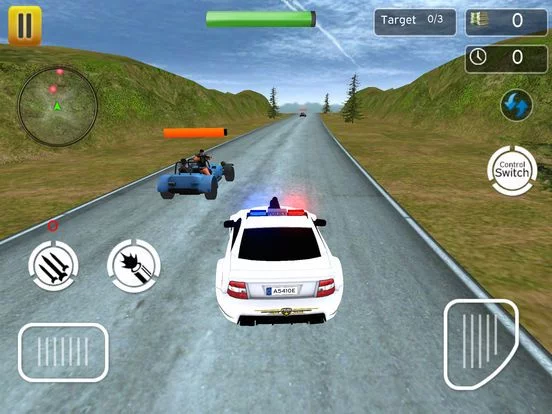 Изображение игры: Police Shooting Car Chase