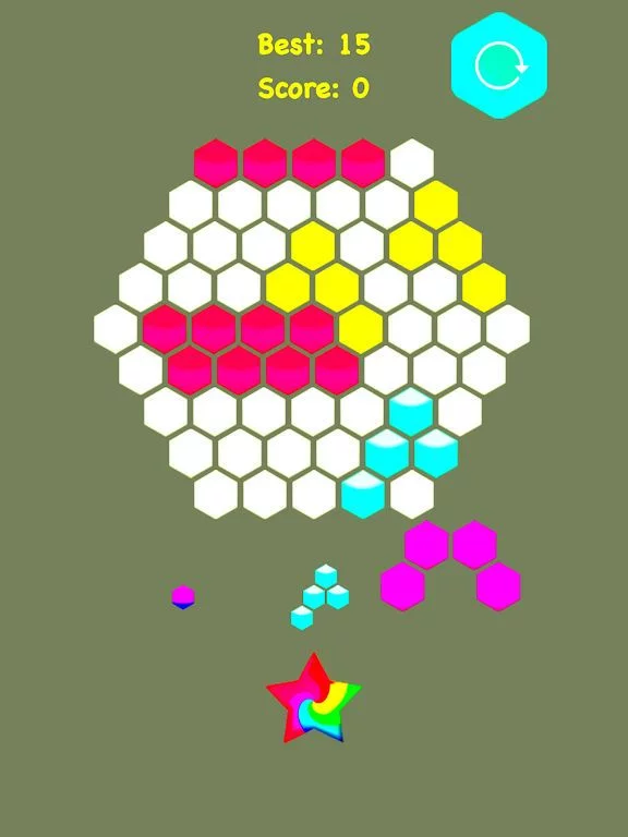 Изображение игры: !Hexagonal Merge - Premium