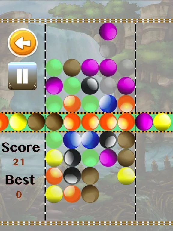 Изображение игры: Balls in a Row..