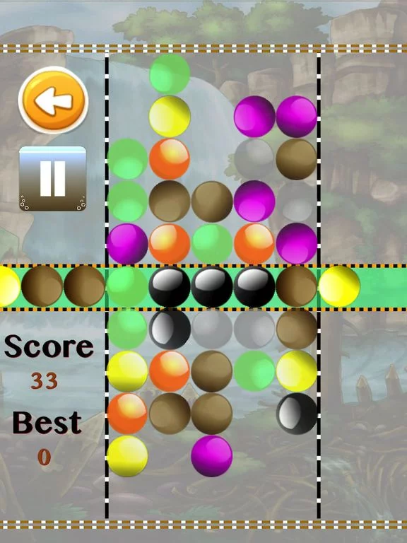 Изображение игры: Balls in a Row..