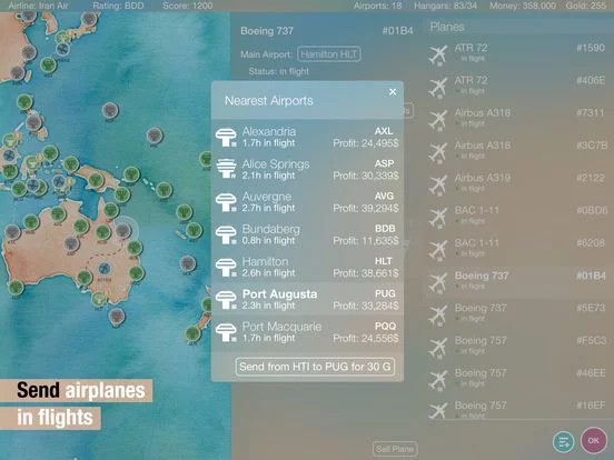 Изображение игры: AirPlane: Airline Tycoon