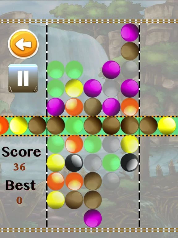 Изображение игры: Balls in a Row..