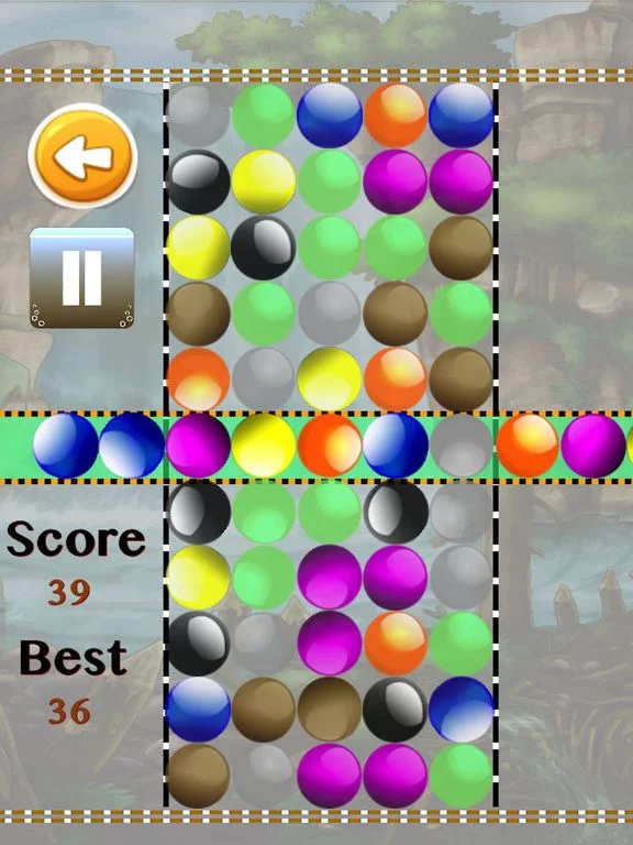 Изображение игры: Balls in a Row..