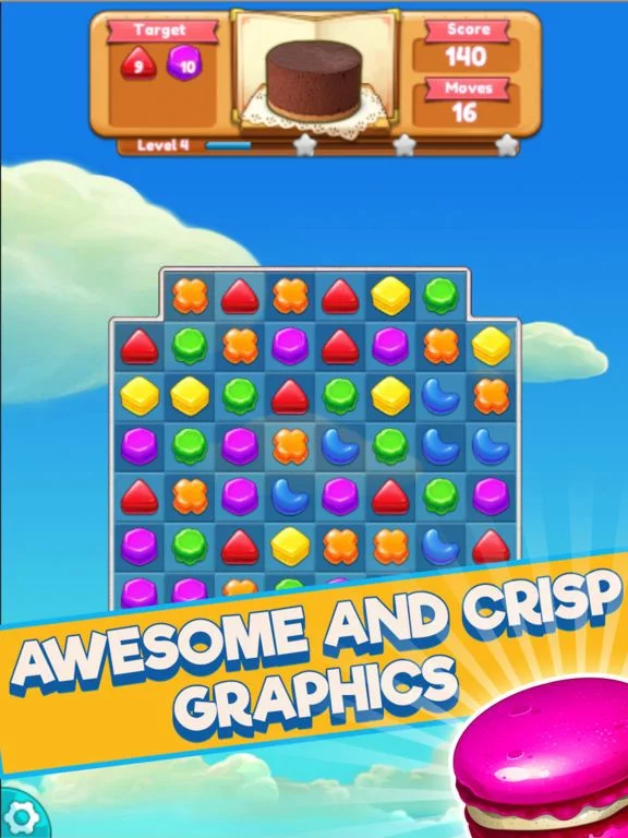 Изображение игры: cookie pop jam - new cake games