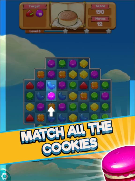 Изображение игры: cookie pop jam - new cake games
