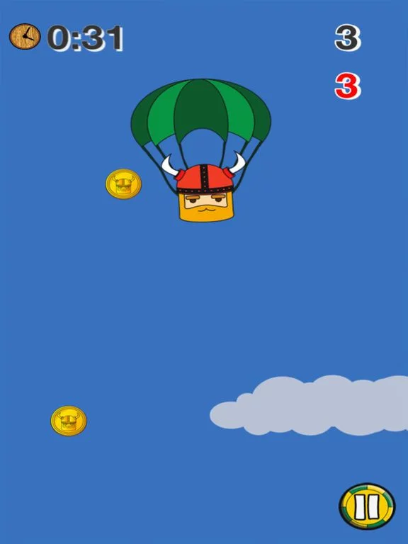 Изображение игры: Falling Viking
