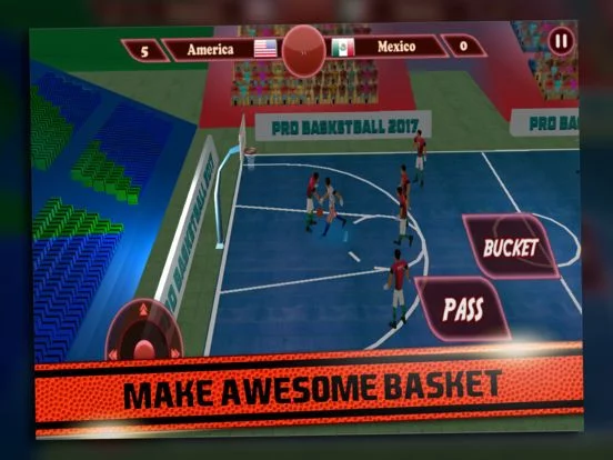 Изображение игры: basketball 2k17 balls games - perfect sports stars