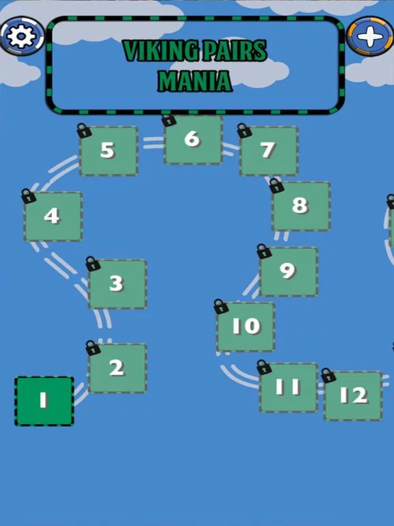 Изображение игры: Viking Pairs Mania