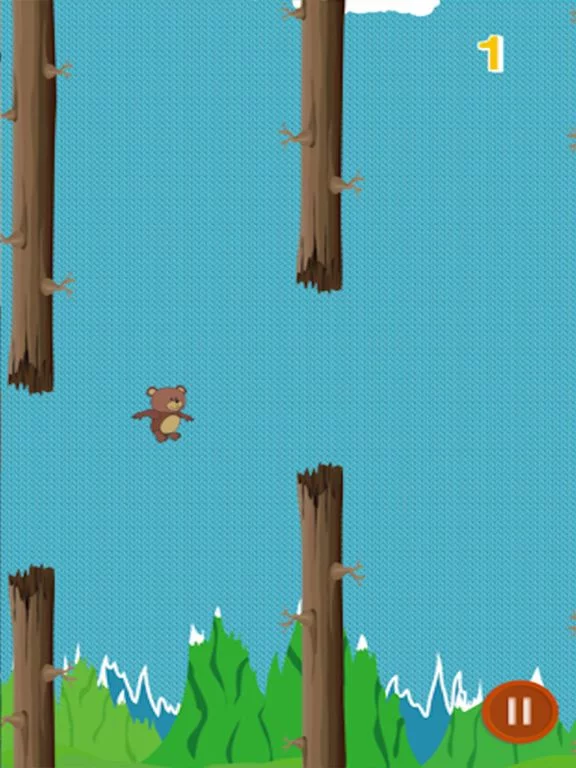 Изображение игры: Flying Teddy Bear