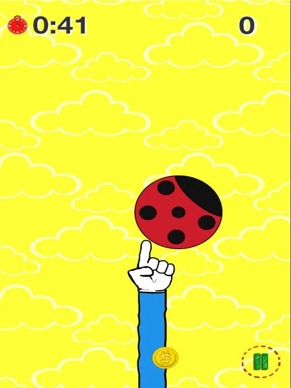 Изображение игры: Balance the Ladybird