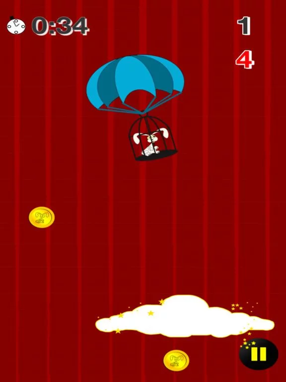 Изображение игры: Parachute Bunny