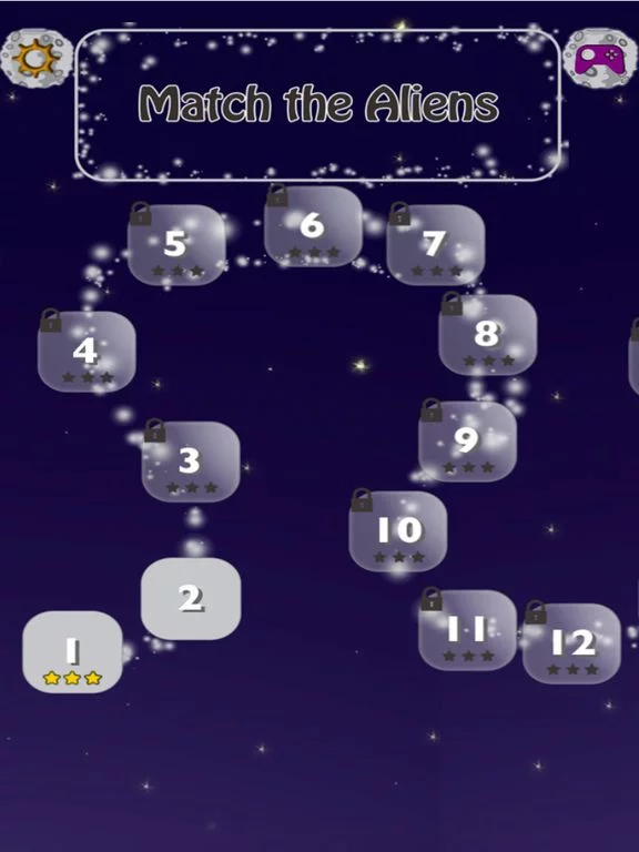 Изображение игры: Match the Aliens