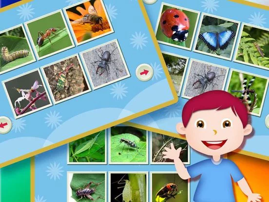 Изображение игры: ABC Picture Jigsaw Puzzles - Insects