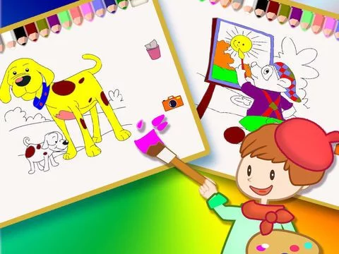 Изображение игры: Coloring Book 12 - Make the Animals Colorful (2nd)