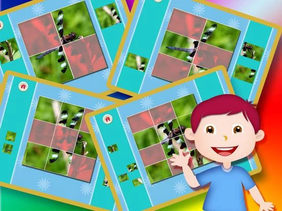 Изображение игры: ABC Picture Jigsaw Puzzles - Insects