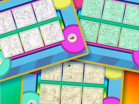 Изображение игры: Coloring Book 12 - Make the Animals Colorful (2nd)