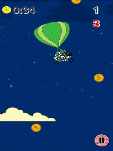 Изображение игры: Falling Sheep