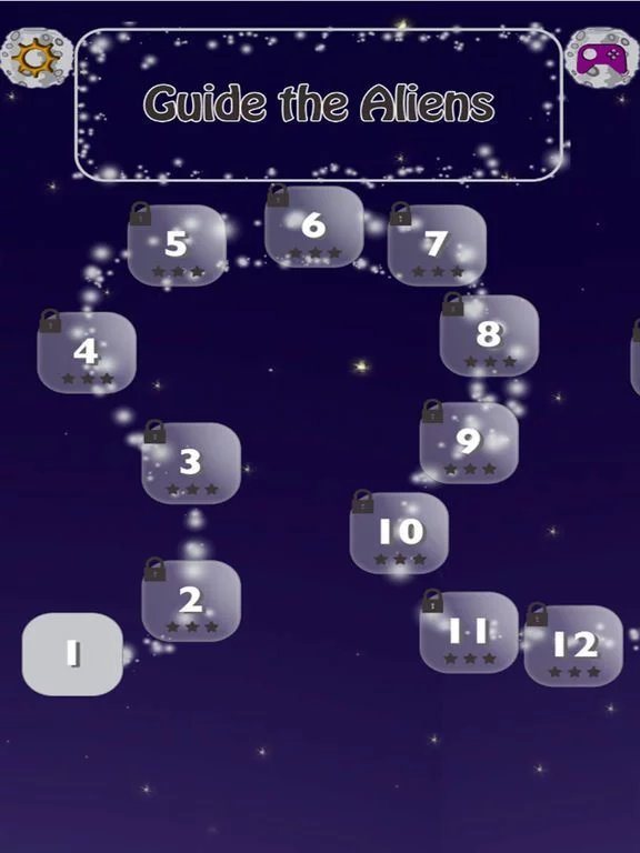 Изображение игры: Guide the Aliens