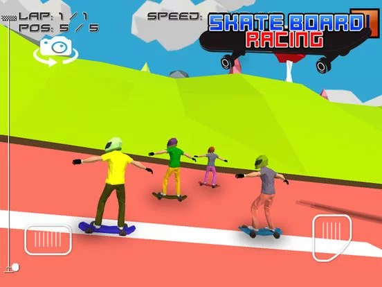 Изображение игры: Skate Board Racing - Game