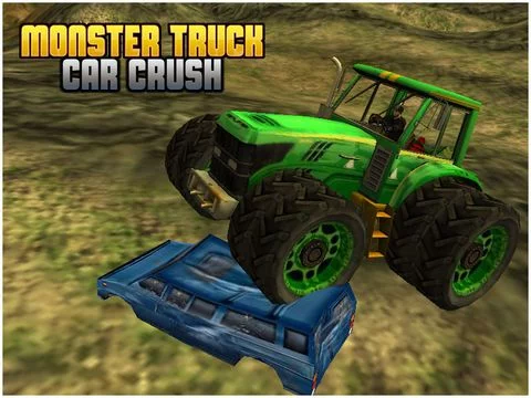 Изображение игры: Monster Tractor Car Crush