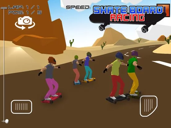 Изображение игры: Skate Board Racing - Game