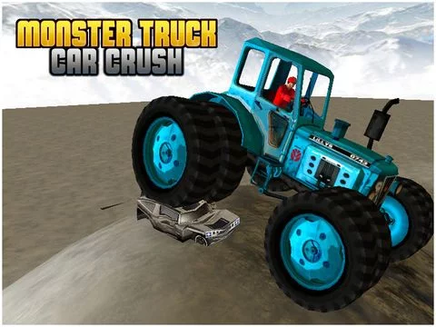 Изображение игры: Monster Tractor Car Crush