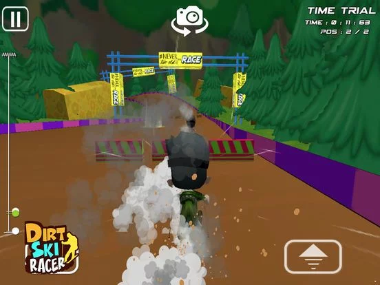 Изображение игры: Dirt Ski Racer - 3D Dirt Bike Ski Racer For Kids