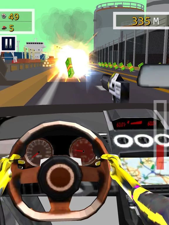 Изображение игры: Gun Driver - Free 3D Street Sniper Shooting Games