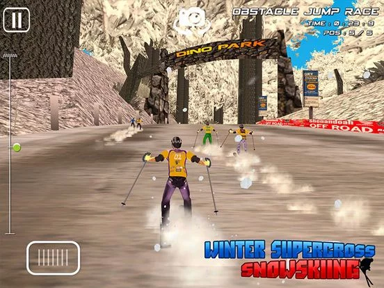 Изображение игры: Winter Super Cross SnowSkiing - Free 3D Snow Water Racing Madness Game