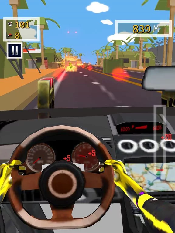 Изображение игры: Gun Driver - Free 3D Street Sniper Shooting Games