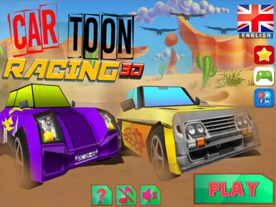 Изображение игры: Car Toon Kids Racing :Cartoon Car Racing For Kids