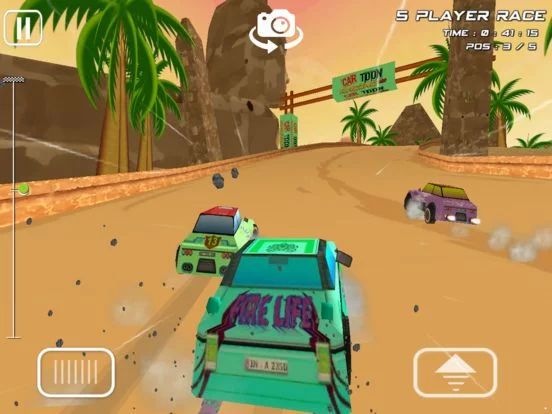 Изображение игры: Car Toon Kids Racing :Cartoon Car Racing For Kids