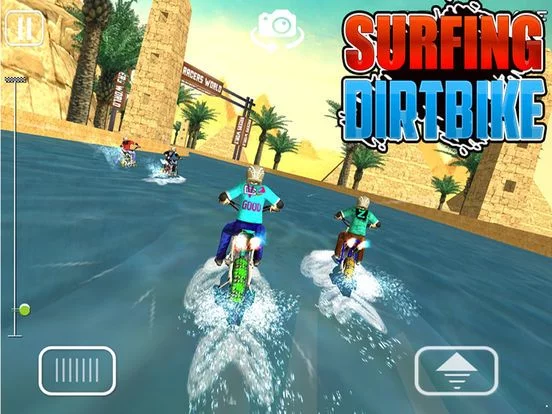 Изображение игры: Surfing Dirt Bike - Dirt Bike Jetski Racing Games