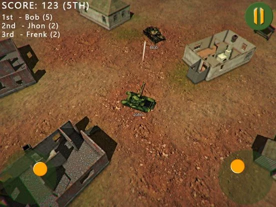 Изображение игры: Tanks Online io Blitz War 3D