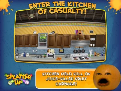 Изображение игры: Annoying Orange: Splatter Up Free!