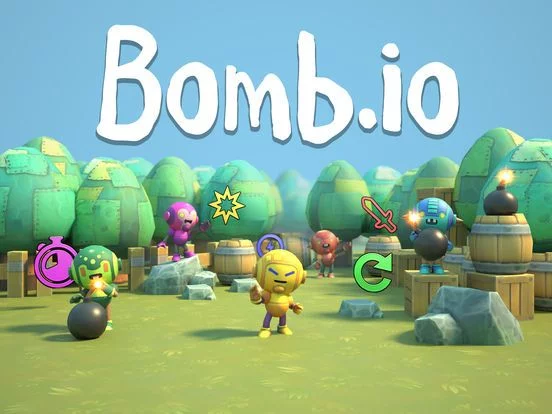 Изображение игры: Bomb.io Royale Battlegrounds