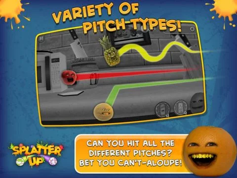 Изображение игры: Annoying Orange: Splatter Up Free!