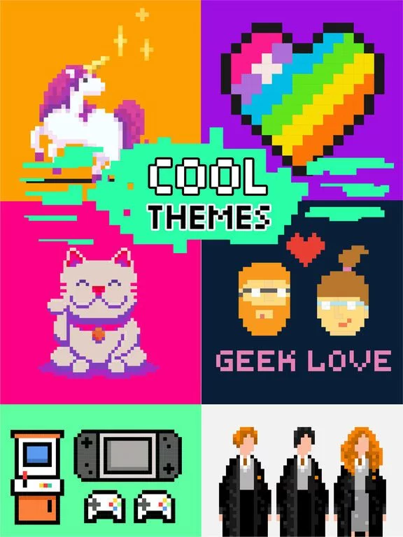 Изображение игры: Color By Puzzle Coloring Book