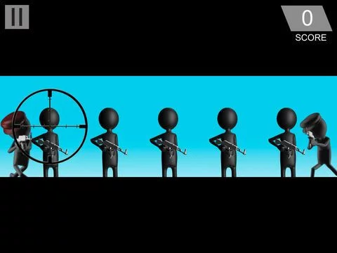 Изображение игры: Sniper 1D Assassin: A shooter rises