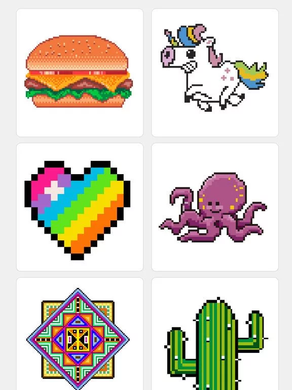 Изображение игры: Color By Puzzle Coloring Book