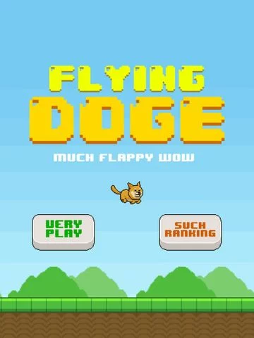 Изображение игры: Flying doge: wow!