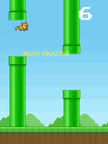 Изображение игры: Flying doge: wow!